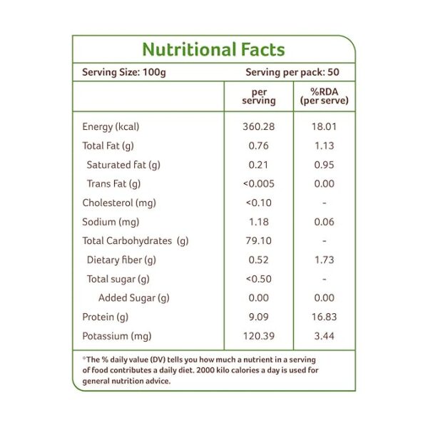 Organic  Raw Rice, 5KG - Image 2
