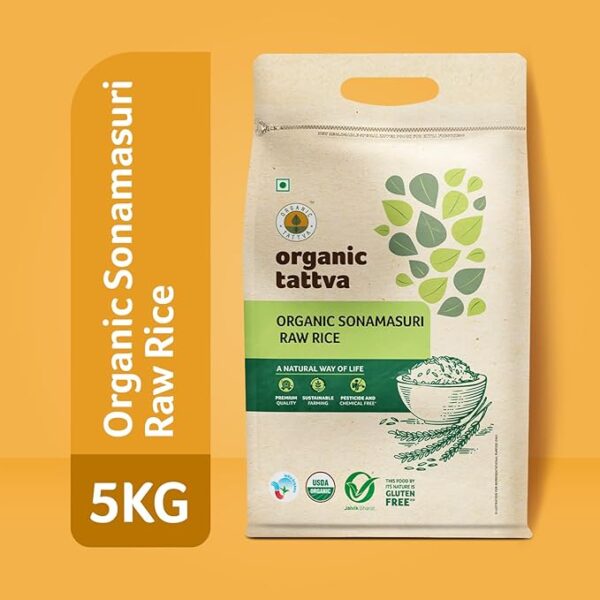 Organic  Raw Rice, 5KG - Image 4